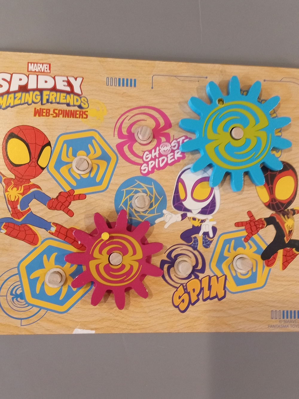 Spidey Amazing Friends Wooden Webspiner Puzzle Replacement Pieces